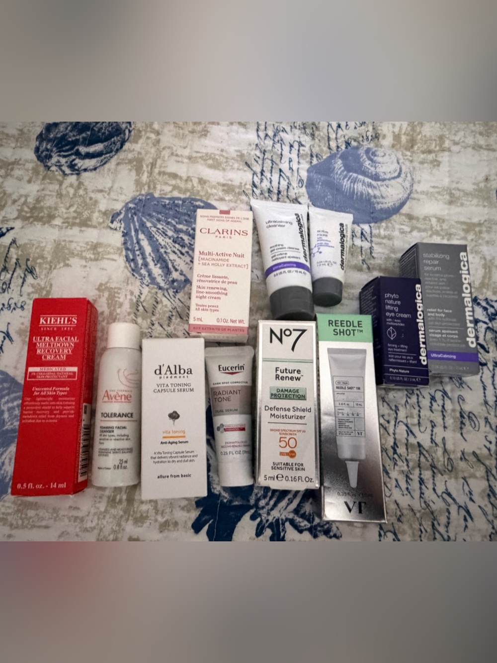 11 travel sized facial products